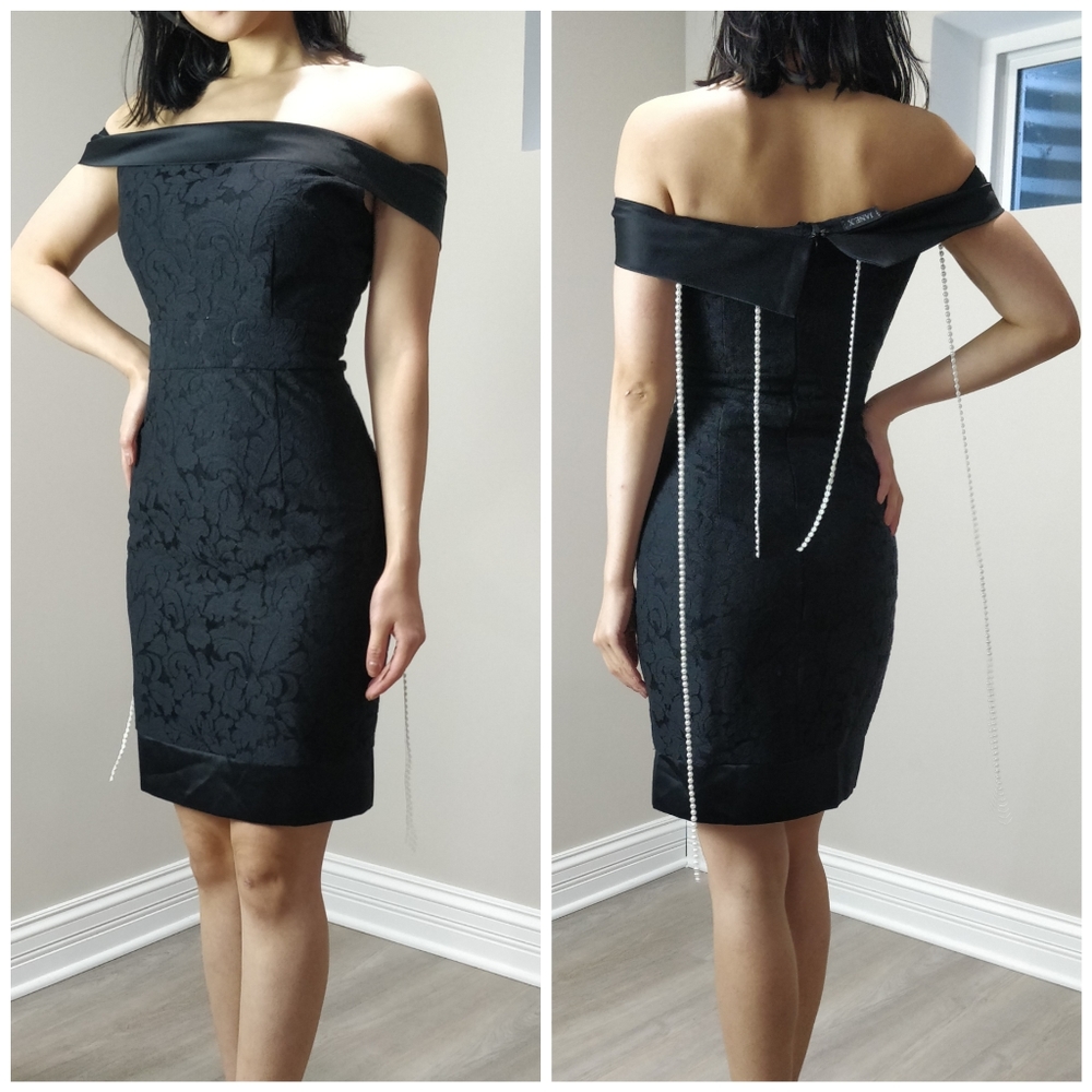 NWOT JANE.X Couture Little Black Dress